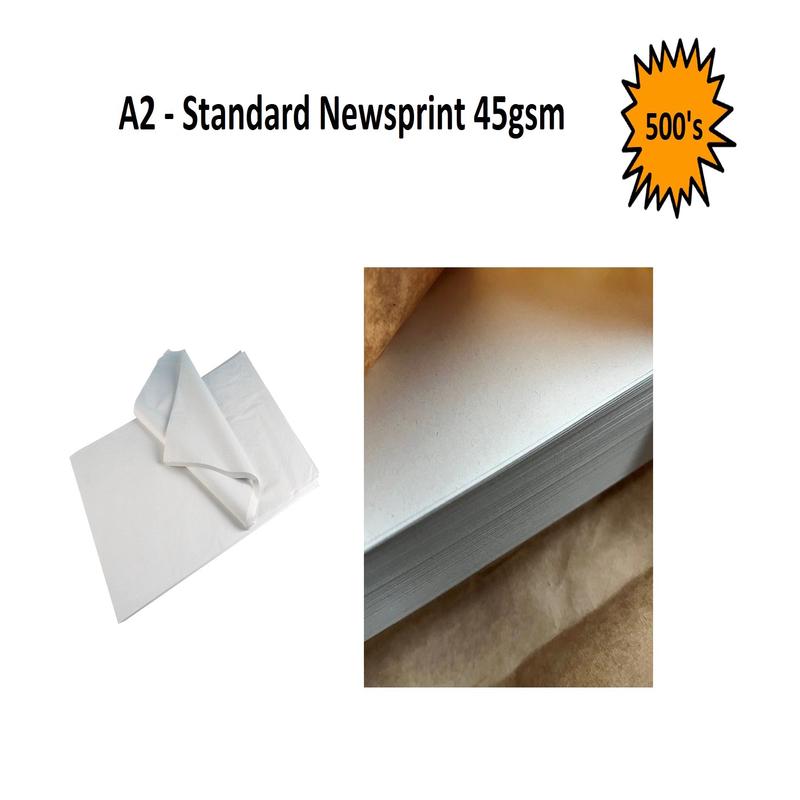 A2 - Standard Newsprint 45gsm 500's
