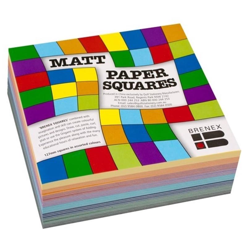 Matt Paper Squares 25.4cm Pack of 360