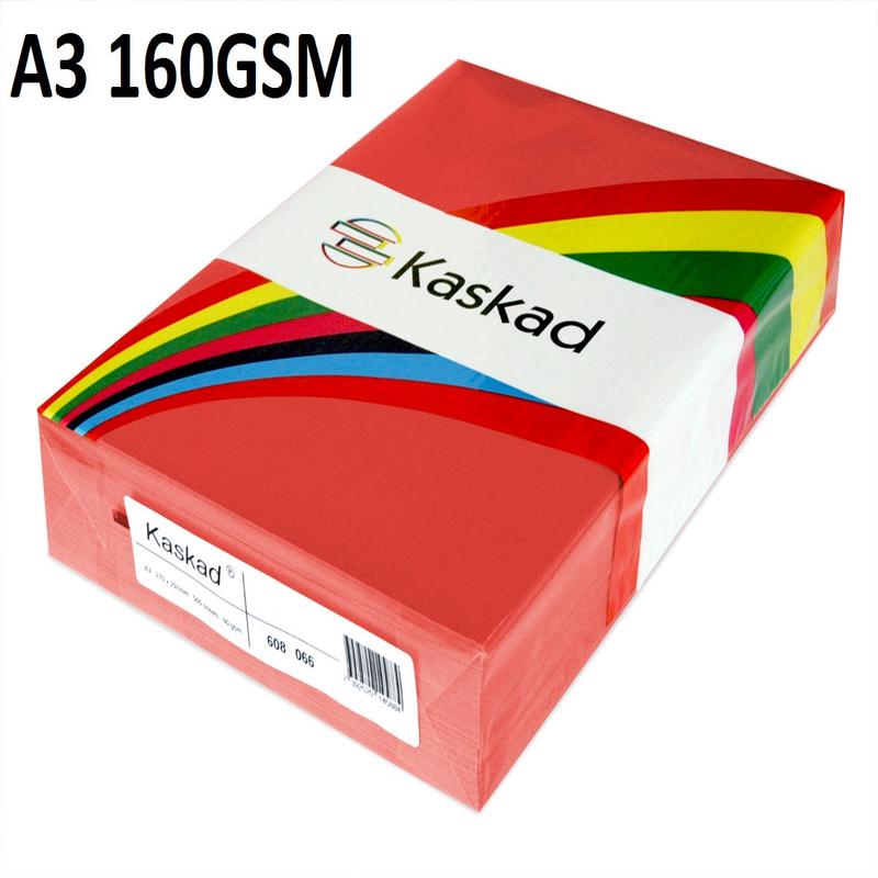A3 Robin Red - Kaskad 160gsm 250 Sheets
