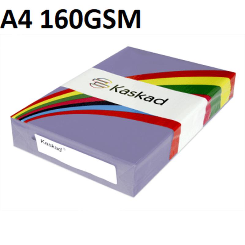 A4 Plover Purple - Kaskad 160gsm 250 Sheets