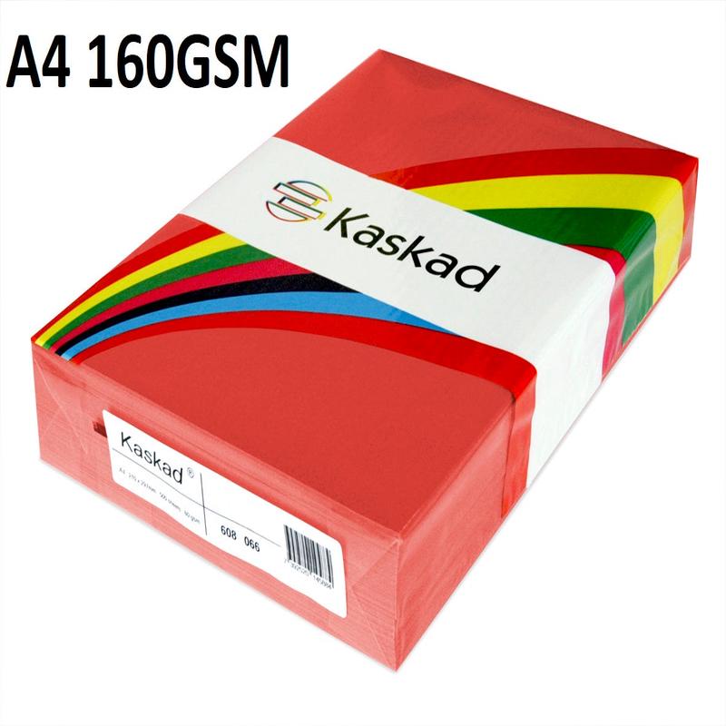 A4 Robin Red - Kaskad 160gsm 250 Sheets