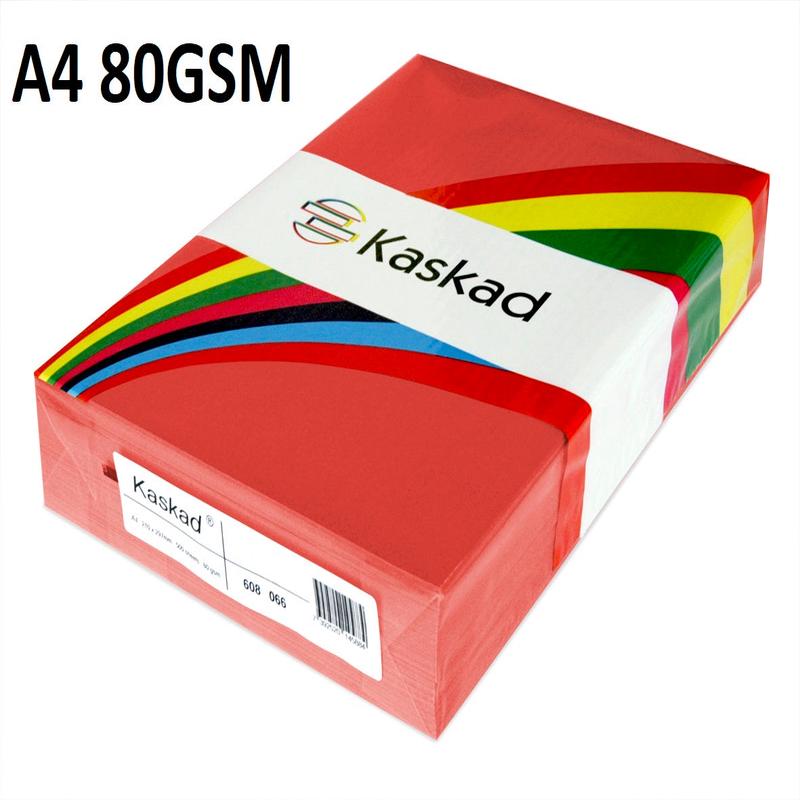 A4 Robin Red - Kaskad 80gsm 500 Sheets