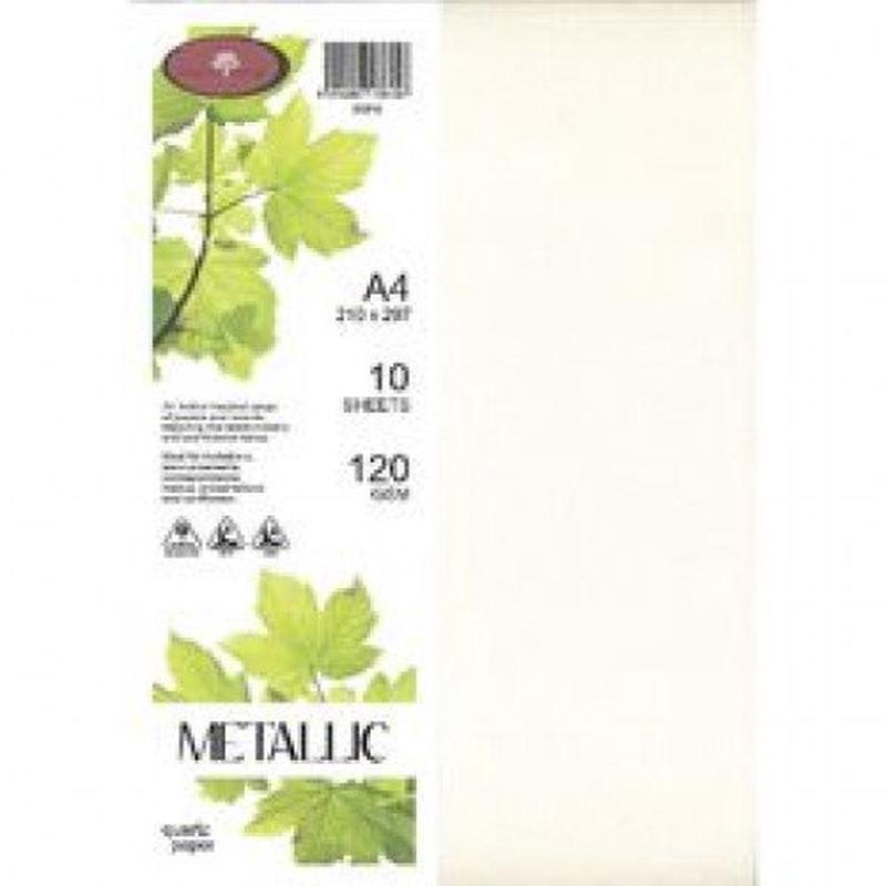 Quartz - A4 Metallic Paper 120gsm - 40 Pack