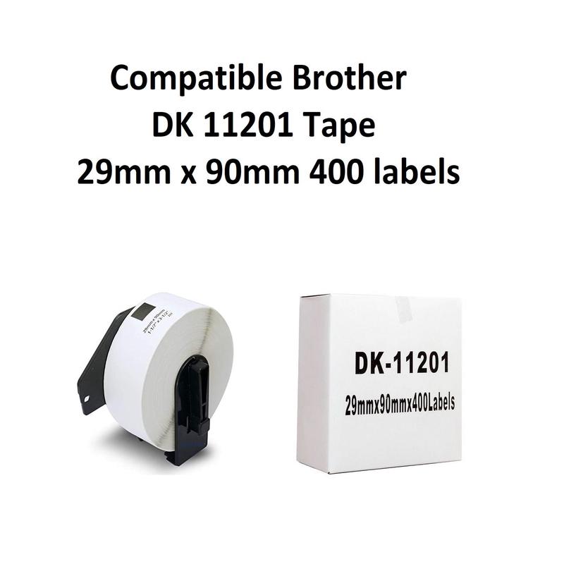 DK11201 Tape 29 x 90mm (400 labels) - Okin Compatible Brother DK Tape