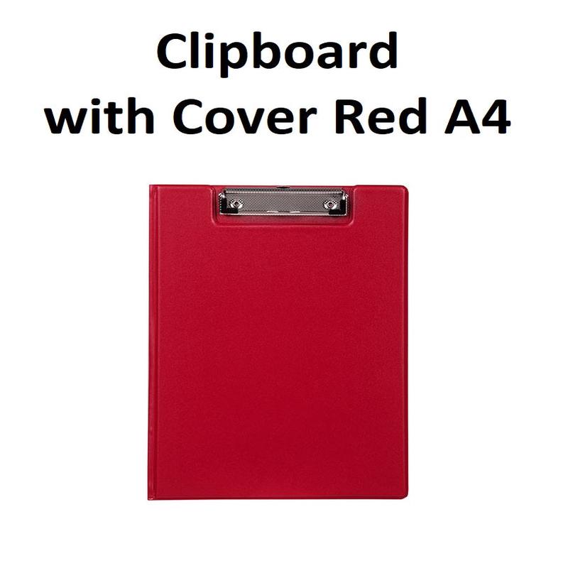 Red - A4 Clipboard with Cover