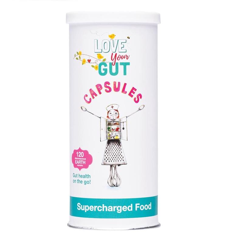 Supercharged Food Love Your Gut Diatomaceous Earth 120 Capsules