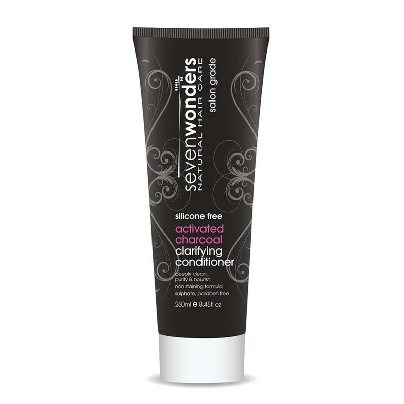 Seven Wonders Hair Care Conditioner 250ml Activated Charcoal Clarifying