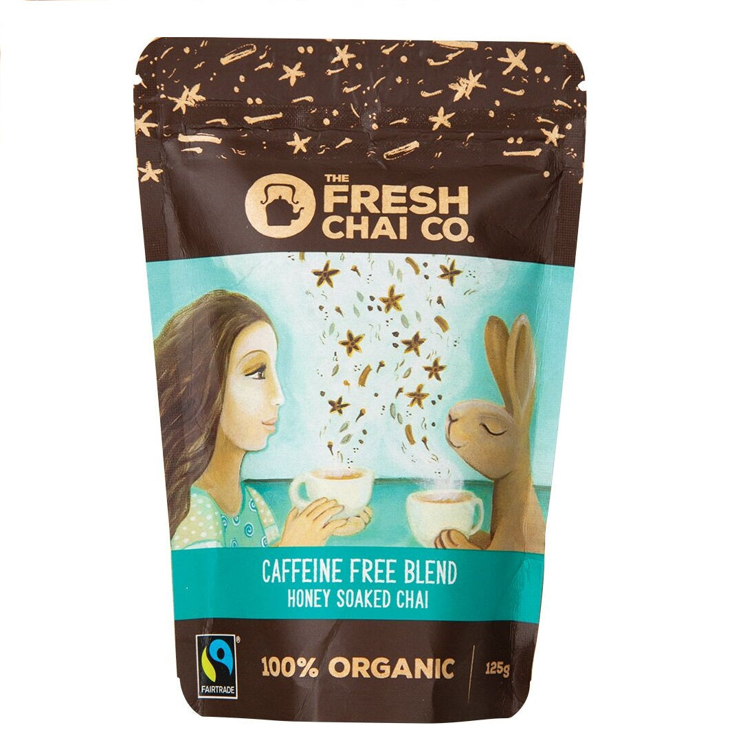 THE FRESH CHAI CO. Caffeine Free Blend Honey Soaked Chai 125g