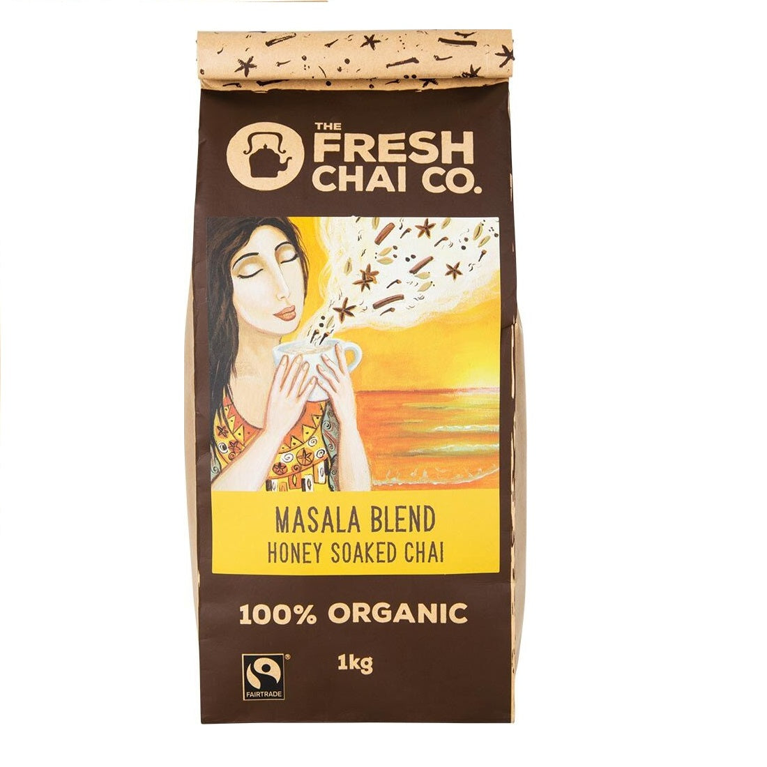 THE FRESH CHAI CO. Masala Blend Honey Soaked Chai 1Kg