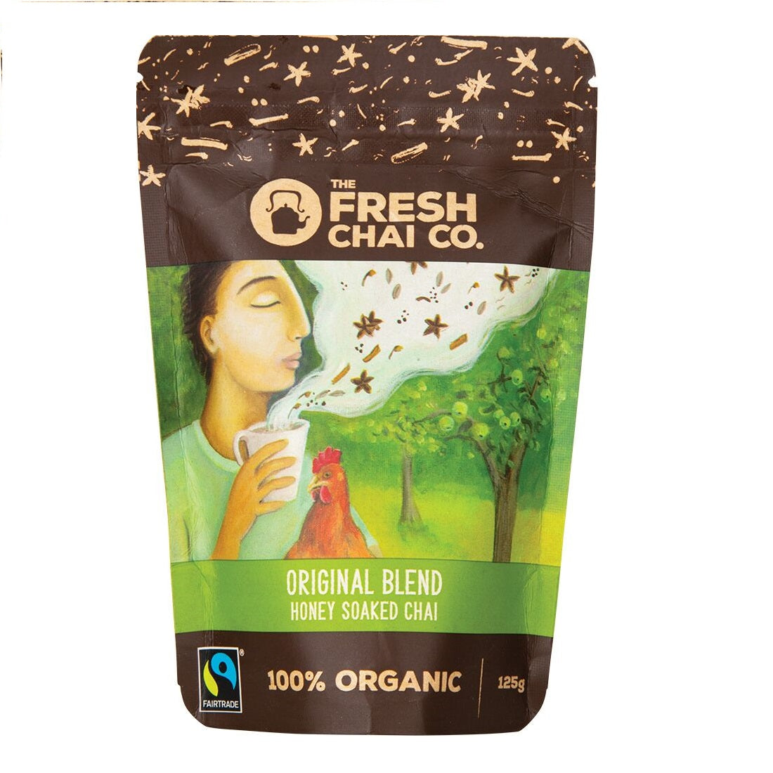 THE FRESH CHAI CO. Original Blend Honey Soaked Chai 125g