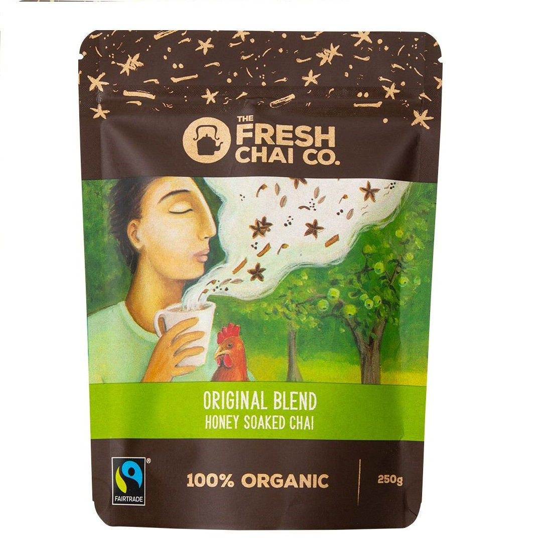 THE FRESH CHAI CO. Original Blend Honey Soaked Chai 250g