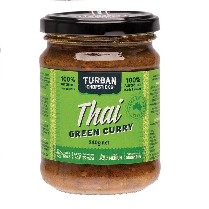 Turban Chopsticks Curry Paste 240g Thai Green Curry