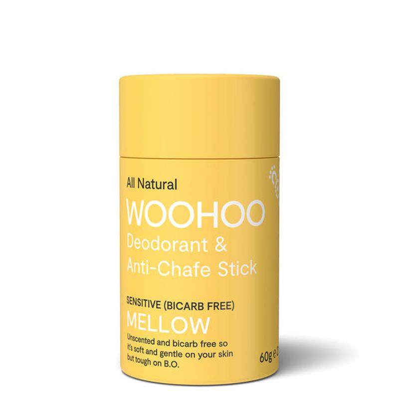 Woohoo Body Deodorant & Anti-Chafe Stick 60g Mellow Sensitive