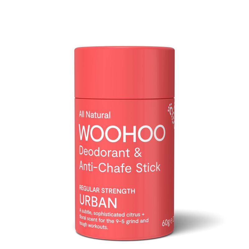 Woohoo Body Deodorant & Anti-Chafe Stick 60g Urban