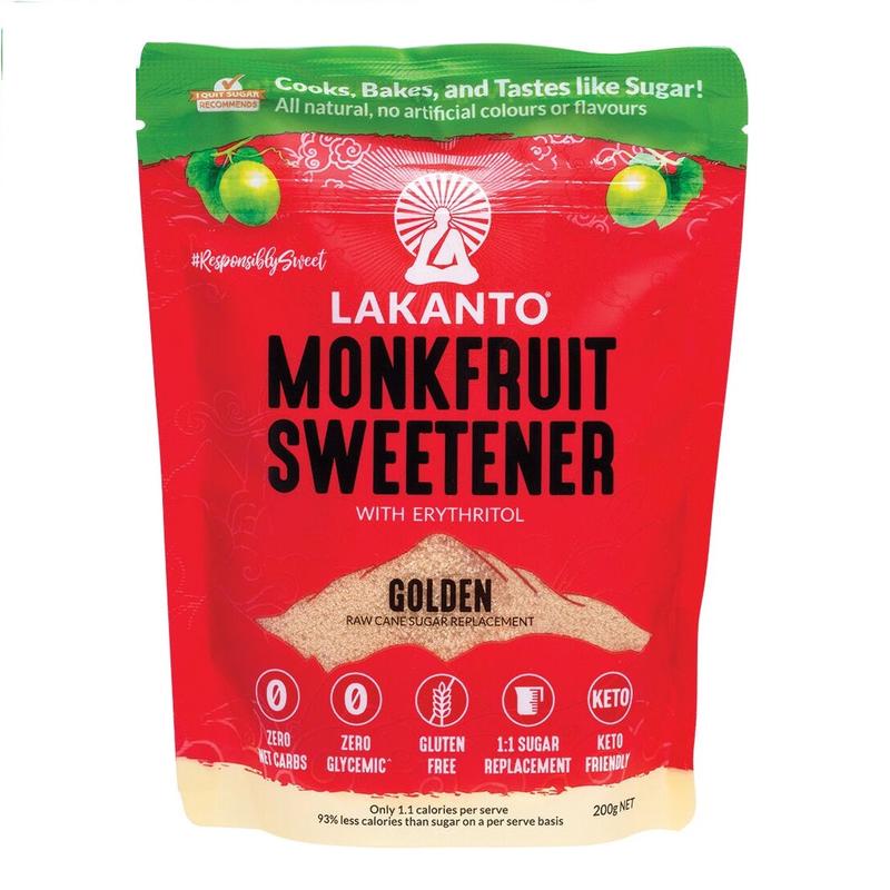 LAKANTO Golden Monkfruit Sweetener With Erythritol 200g