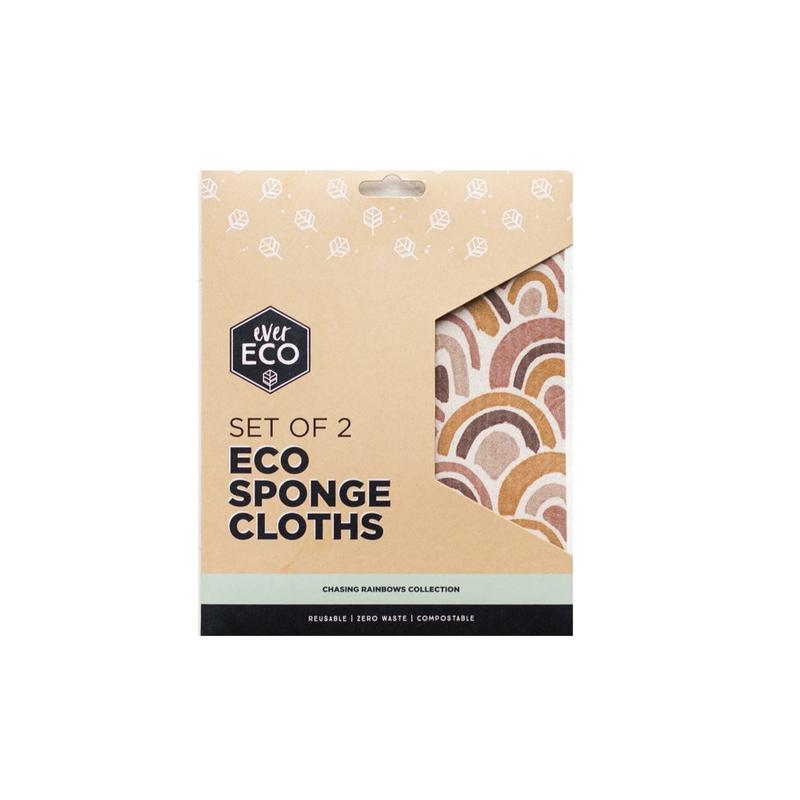 EVER ECO Eco Sponge Cloths Chasing Rainbows Collection EVER ECO Eco Sponge Cloths Palm Springs Collection