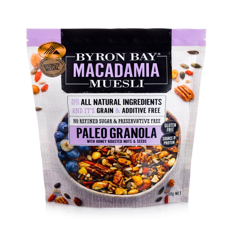 BYRON BAY Macadamia Muesli Paleo Granola 400g
