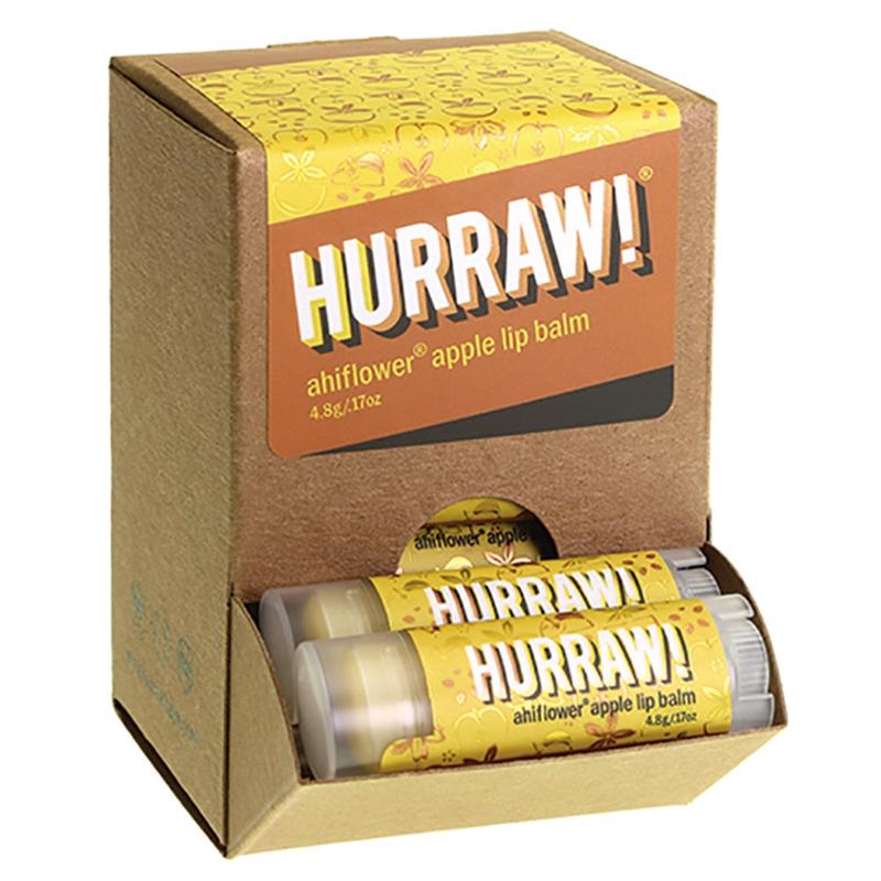 HURRAW! Lip Balm Ahiflower Apple 4.8g HURRAW! Lip Balm Ahiflower Apple 4.8g x 24 Display