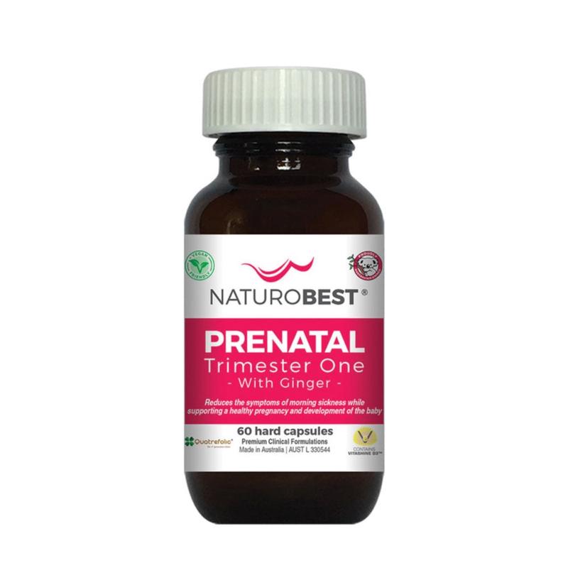 NaturoBest Prenatal Trimester One with Ginger 60c or 120c NaturoBest Prenatal Trimester One with Ginger 60c