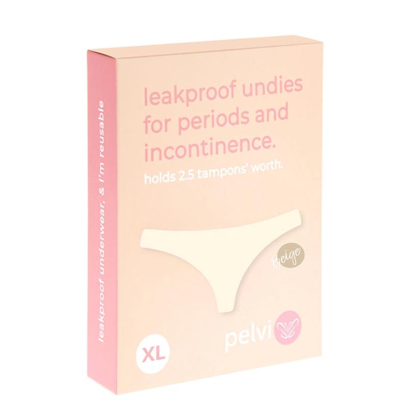 PELVI Leakproof Underwear Bikini Beige XL