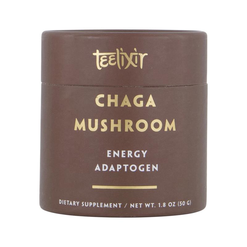 Teelixir Organic Chaga Mushroom (Antioxidant Adaptogen) 50g