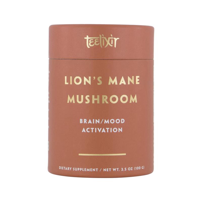 Teelixir Organic Lion's Mane Mushroom (Brain/Mood Activation) 100g