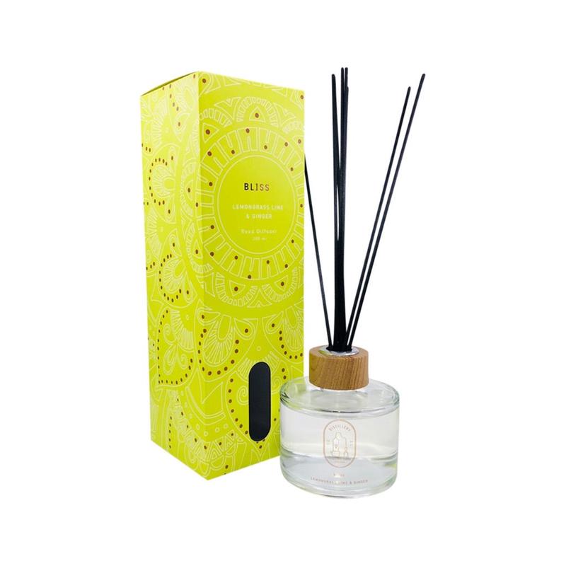 DISTILLERY FRAGRANCE HOUSE Reed Diffuser 200ml Bliss (Lemongrass Lime & Ginger)