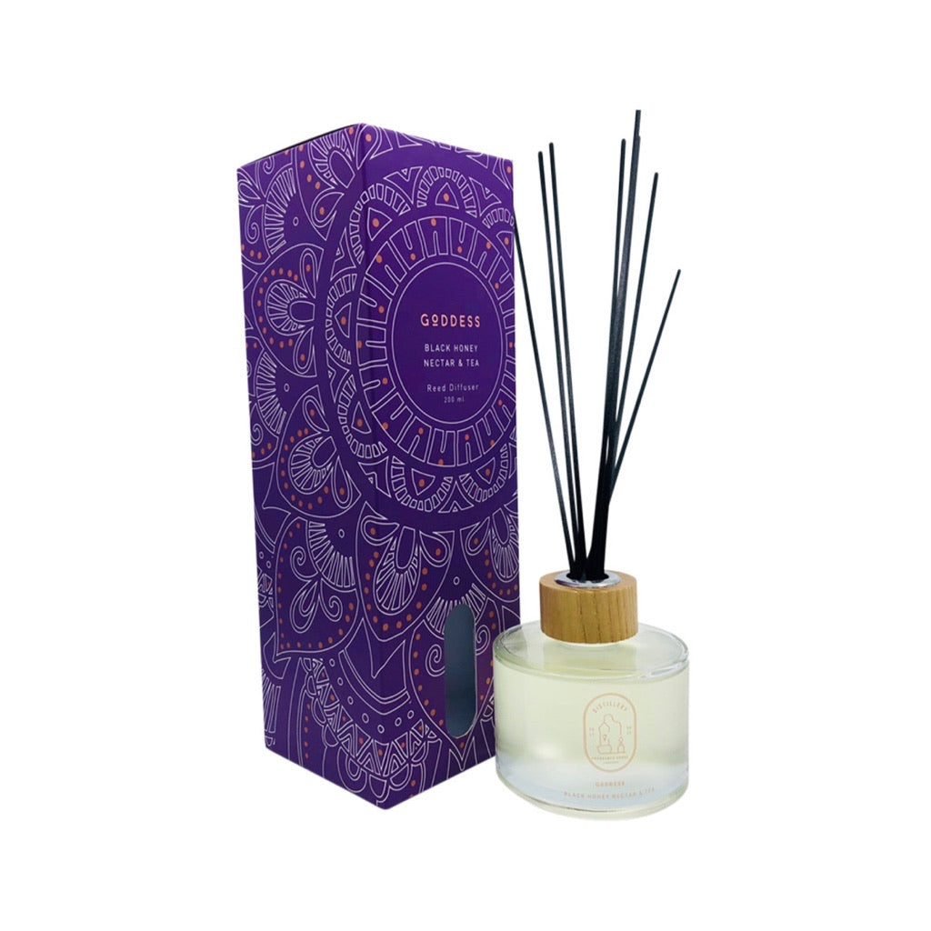 DISTILLERY FRAGRANCE HOUSE Reed Diffuser 200ml Goddess (Black Honey Nectar & Tea)