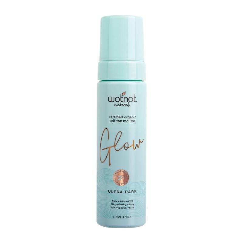 Wotnot Naturals Glow Certified Organic Tan Mousse Ultra Dark 150ml