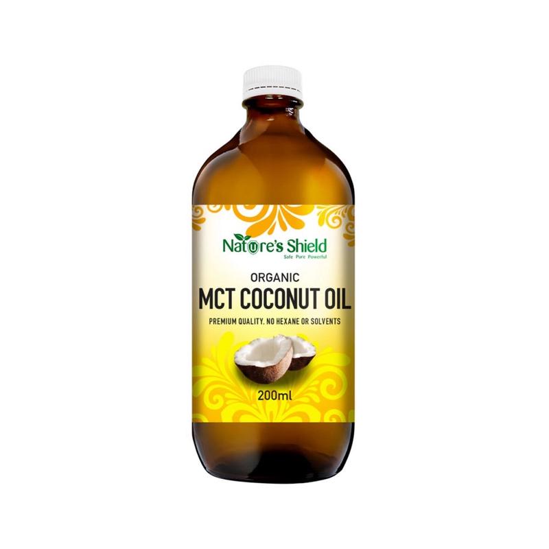 Nature's Shield Organic MCT Coconut Oil 200ml