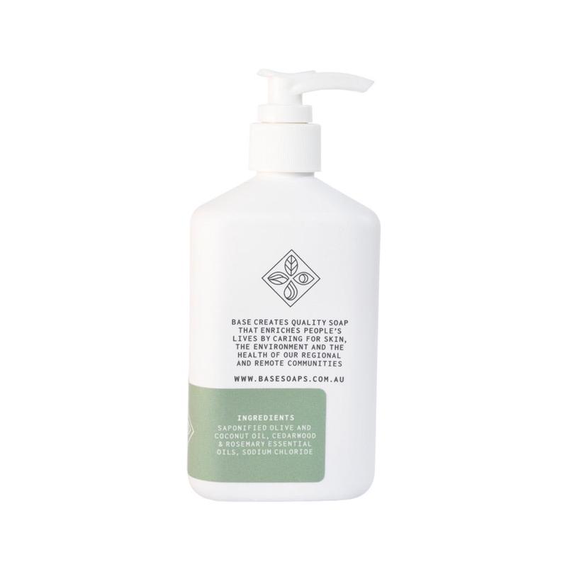 BASE (Soap With Impact) Hand Wash Cedarwood & Rosemary 1l
