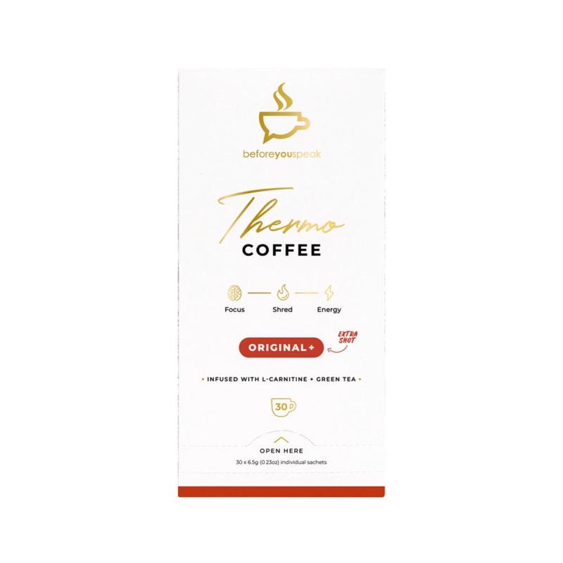 BEFORE YOU SPEAK Thermo Coffee Original + Extra Shot 6.5g X 30 Pack