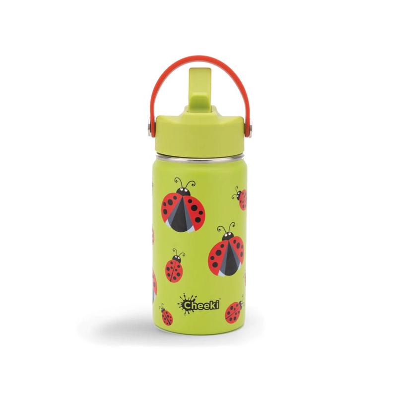 CHEEKI Kids Bottle Insulated 400ml Ladybug