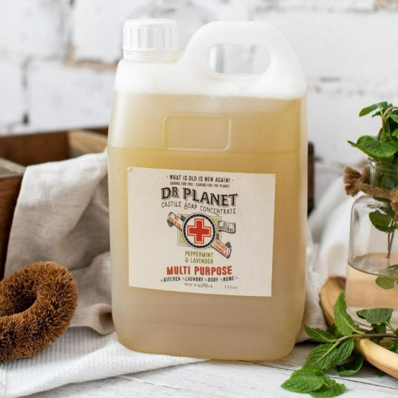 DR PLANET Castile Soap Peppermint & Lavender 2.5L