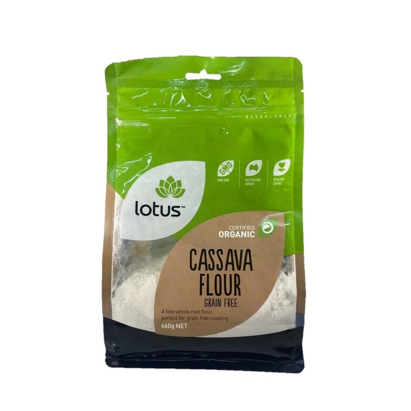 Lotus Cassava Flour Organic 660g
