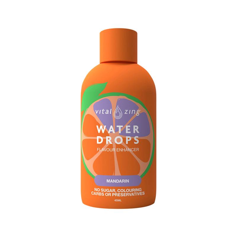 Vital Zing Water Drops (Flavour Enhancer with Stevia) 45ml Mandarin