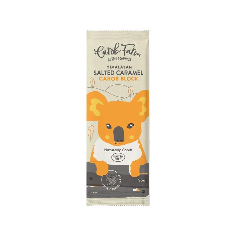 CAROB FARM Carob Block Salted Caramel 95g