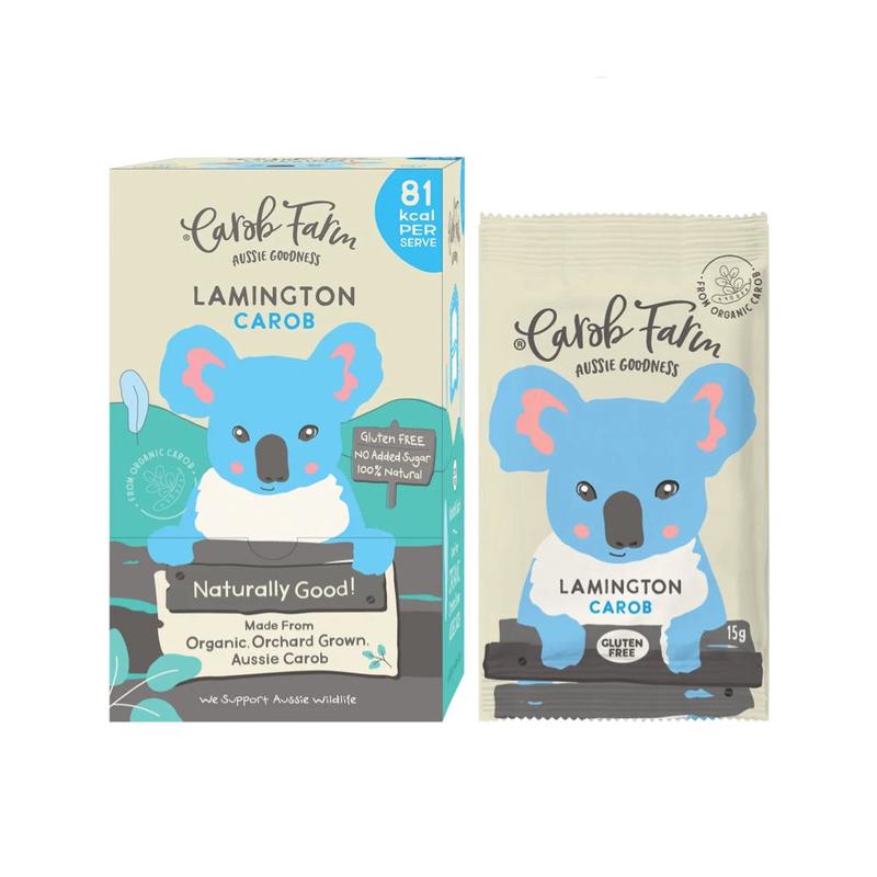 CAROB FARM Carob Koala Lamington 50x15g