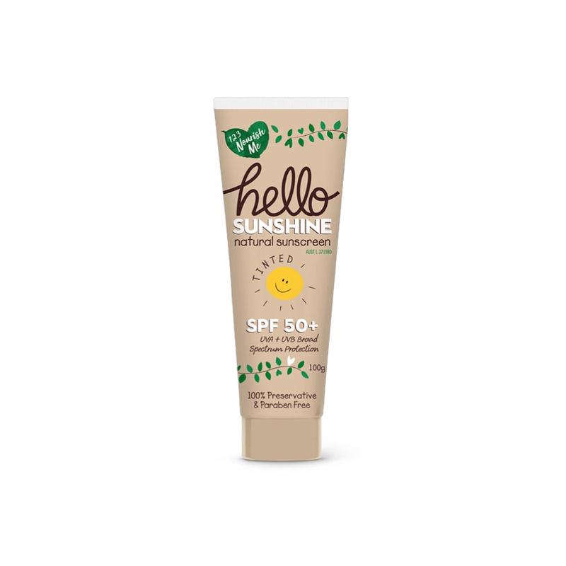 123 NOURISH ME Hello Sunshine SunscreenTinted 100g