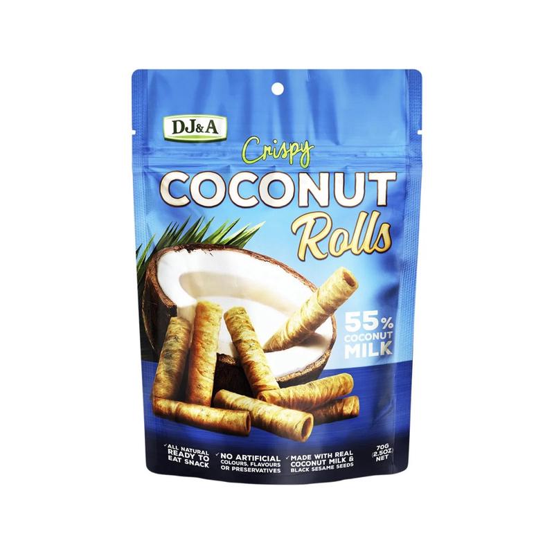 DJ&A Crispy Coconut Rolls 20x70g