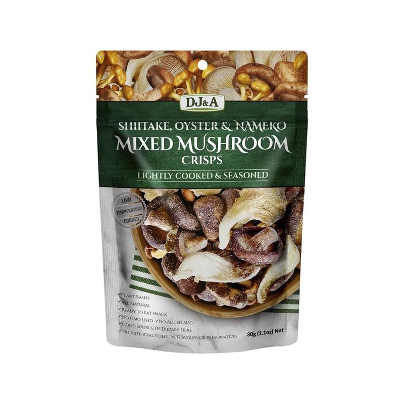 DJ&A Mixed Mushroom Crisps 12x30g
