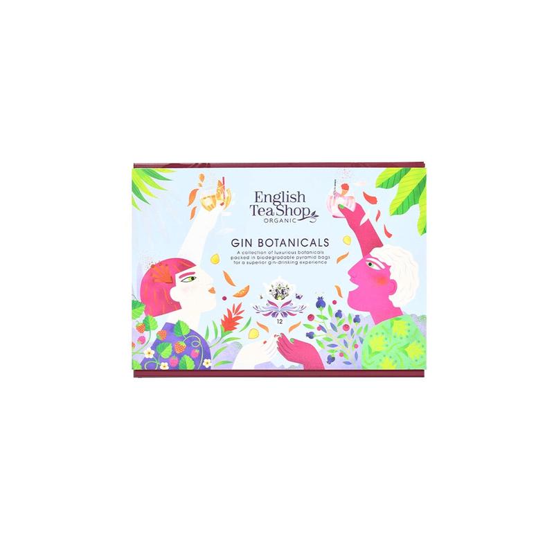 ENGLISH TEA SHOP Gift Pack Gin Botanical 12 Pyramid Tea Bags
