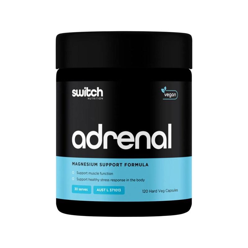 Switch Nutrition Adrenal Magnesium Support Formula Capsules 120 Caps