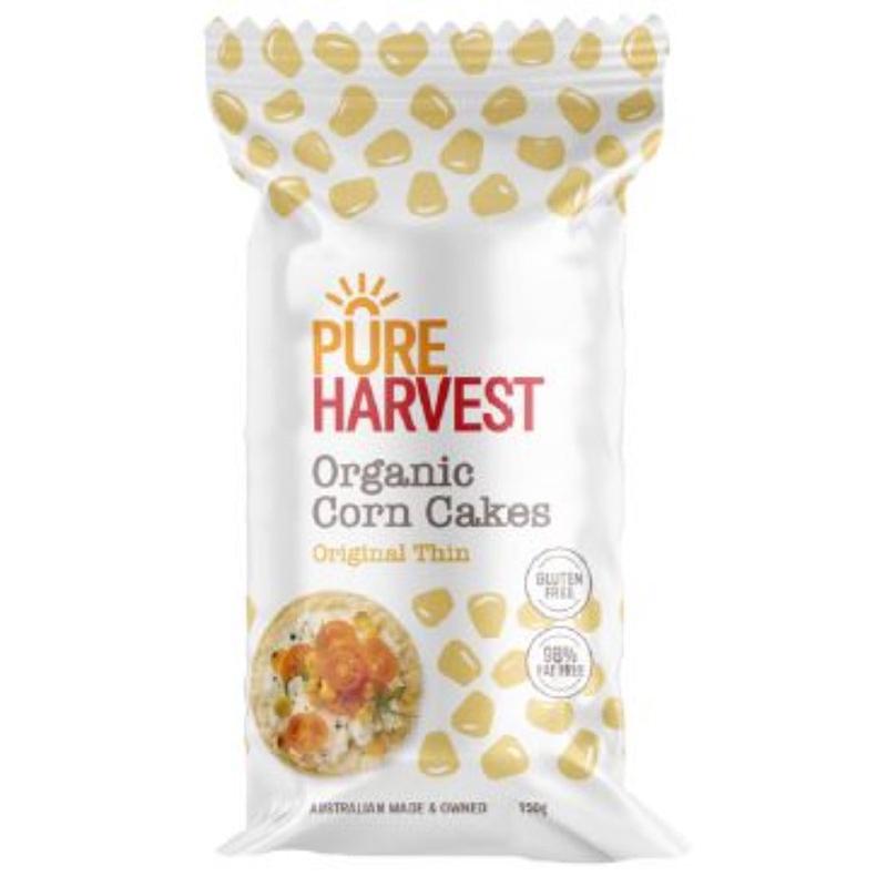 PURE HARVEST Natural Organic Corn Cakes 150g