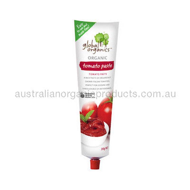 GLOBAL ORGANICS Organic Tomato Paste Tube 200g