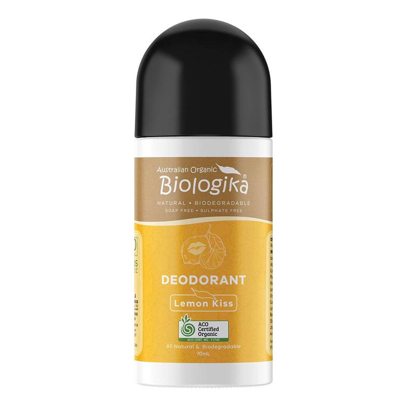 BIOLOGIKA Organic Deodorant Roll On Lemon Kiss 70ml