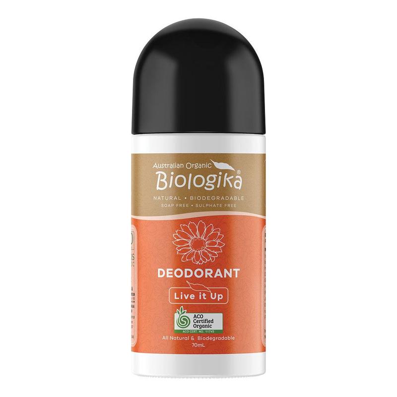 BIOLOGIKA Organic Deodorant Roll On Live It Up 70ml