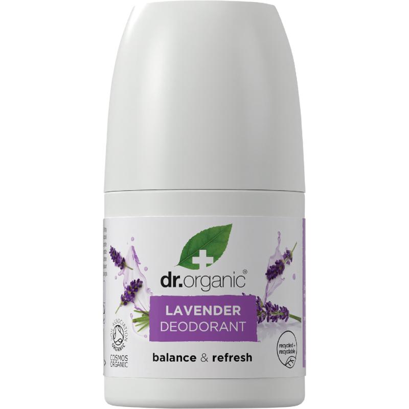 DR ORGANIC Deodorant Roll On Lavender 50ml