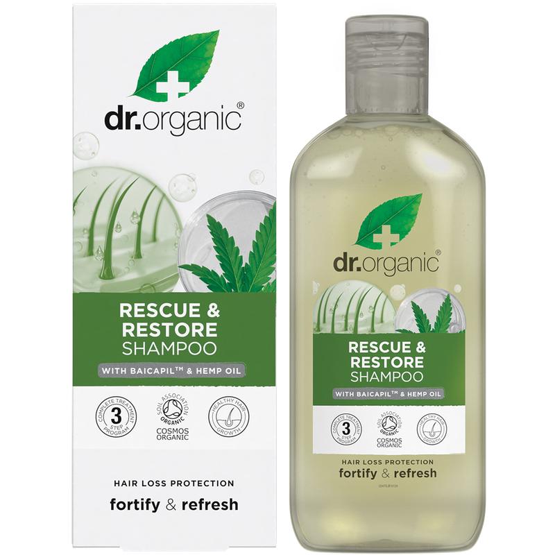 DR ORGANIC Hemp Oil Rescue & Restore Shampoo 265ml