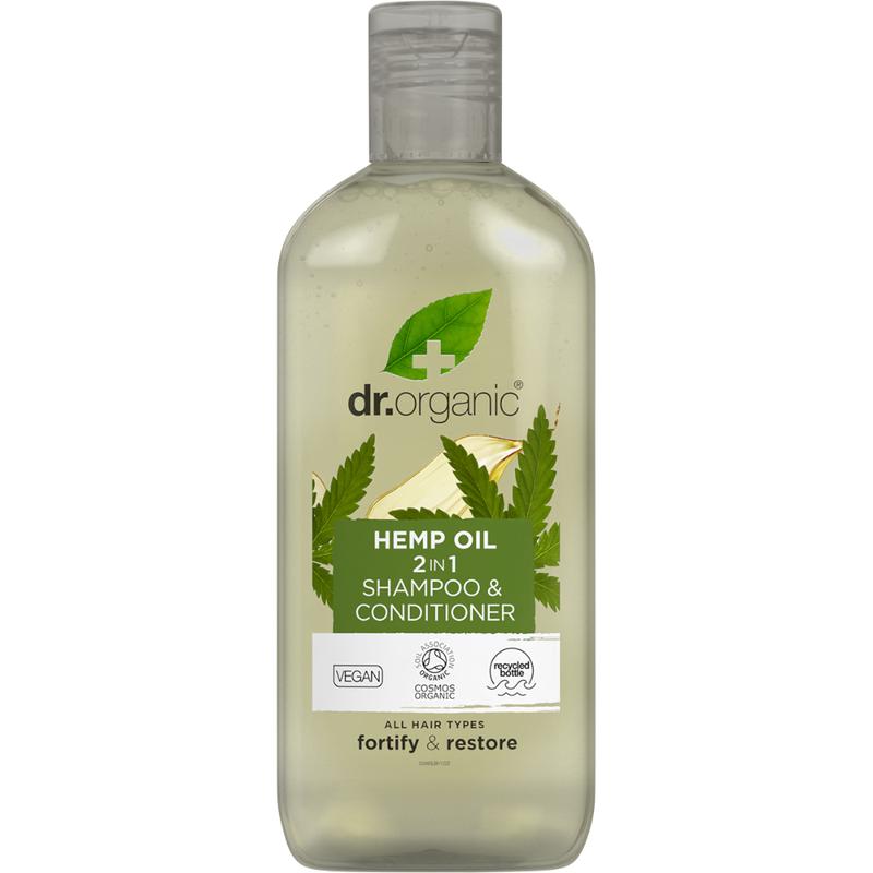 DR ORGANIC Hemp Oil Shampoo Conditioner 2 in 1 265ml